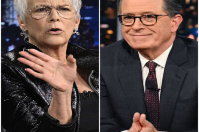 Jamie Lee Curtis just shocked the world of late-night television — accusing CBS of “silencing” her in the wake of Stephen Colbert’s sudden departure. Her shocking claim is sending shockwaves through the industry, leaving fans wondering: What is CBS trying to silence, and why now, when late-night television is already in turmoil?