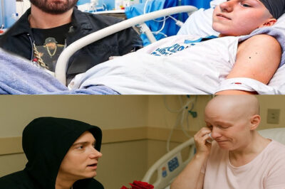 Eminem Once Accepted a Fake Marriage Proposal from a Female Fan to Fulfill Her Final Wish A terminally ill female fan said her greatest dream was to “be proposed to by Eminem once in her life.” He secretly visited the hospital, brought a fake ring, knelt, and said, “Will you be my Slim Shady Lady?” Later, the photo of that “proposal” became an iconic symbol shared across international fan forums