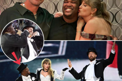 Travis Kelce just surprised Saunders — a dancer on Taylor Swift’s Eras Tour and the brother of Chiefs Super Bowl champ Khalen Saunders — with a surprise gift. Saunders helped Kelce prepare for his Around The Clock performance, but nothing could have prepared him for what was inside the gift box… and the shocking reveal has got everyone talking.
