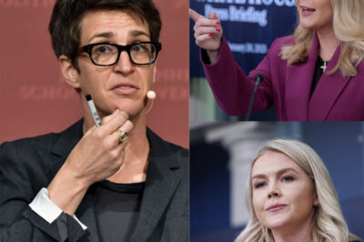 BOOM ON BROADCAST: The Live TV Explosion That Sent Rachel Maddow Over the Edge — and Launched Karoline Leavitt into a New Political Stratosphere