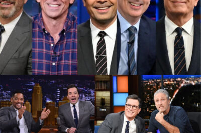 “WAY TO GO, GUYS! WE NEED YOU NOW MORE THAN EVER!!” — JIMMY FALLON AND TOP COMEDIANS RALLY BEHIND STEPHEN COLBERT AFTER SHOCKING CANCELLATION OF THE LATE SHOW