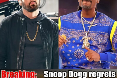 Breaking News: Snoop Dogg shocked fans when he admitted he regretted publicly dissing Eminem during their feud. “I’m not perfect, I’m Snoop Dogg!” he said—but it’s the reason behind his change, and what he revealed about their relationship now, that has everyone talking.