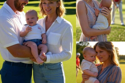 SHOCKING TWIST: A Viral Video Floods the Internet as Taylor Swift Is Spotted Holding a Baby Boy While Watching Travis Kelce Golf — Is This Their First Child? Watch the Clip to Uncover the Baby’s Identity!