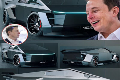 CAR SHOCK: Elon Musk Responds to Cybertruck Critics With a Biting Line—But What Does He Really Mean? Elon Musk hasn’t been quiet. In response to online trolling of the Tesla Cybertruck, he fired back with a bold statement: “It’s not a moving refrigerator—it’s a wide-body CGI road warrior that’s been beaten up.” But it wasn’t just a comeback—it was a clue. Tesla insiders hinted that major design upgrades and advanced features are on the way, aimed at quelling skeptics. So what exactly is Musk planning—and is this electric beast more powerful (and more amazing) than anyone imagined? The truth may shock both car enthusiasts and skeptics.