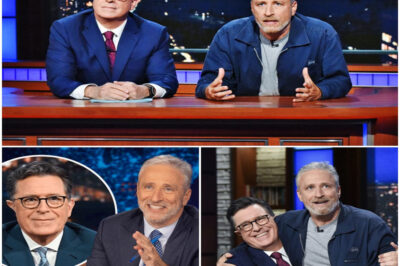 JON STEWART TEARS INTO PARAMOUNT AND CBS IN PROFANITY-LADEN RANT AFTER CANCELLATION OF COLBERT’S LATE SHOW—A SCATHING REBUKE THAT HAS THE MEDIA WORLD BUZZING!