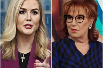 Joy Behar stunned viewers when she made a shocking remark about Karoline Leavitt on air — a moment that immediately backfired. Seconds later, Leavitt responded with a bold move that left Behar with a choice: publicly apologize or watch her career teeter on the brink. What exactly happened in those tense, tongue-in-cheek moments?