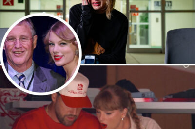 Taylor Swift was overcome with emotion at her father’s hospital bed after heart surgery—but it was the sudden “ping” on Travis Kelce’s phone that set off a chain of events no one could have predicted. What happened next turned a private moment into a viral sensation, leaving fans desperate to know the full story.