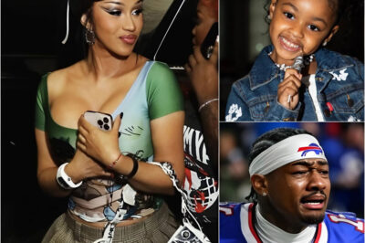 After a devastating 23-16 loss to the Buffalo Bills, Stefon Diggs was brought to tears when Cardi B and her two children sent him a simple seven-word message that melted the hearts of people online. “No one has ever treated me like this,” Diggs admitted, his voice breaking. But what exactly did they say—and why did it make him so emotional? The emotional moment touched fans’ hearts in ways no one expected.