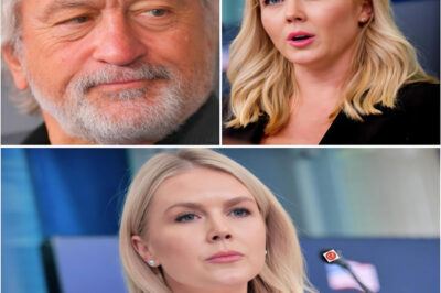 BREAKING: Karoline Leavitt went toe-to-toe with Robert De Niro in a live-television showdown — unleashing a barrage of attacks that were meant to shake the Hollywood legend. But then De Niro fired back with a punchline that stopped her in her tracks. The audience erupted. The jaws dropped. And millions of people watching at home were left stunned, mortified for her, and wondering what they had just seen.