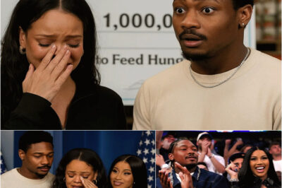 Rihanna is supporting Stefon Diggs and Cardi B after their $1 million donation to Texas hurricane relief efforts—but that’s just the beginning. Diggs says his mission goes beyond rebuilding homes: he wants to bring hope to those who lost loved ones and help survivors find joy again. Then he revealed something surprising that left Rihanna completely speechless—hinting at a plan so audacious it could change everything. What did he say?