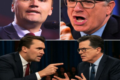 Charlie Kirk stepped onto Stephen Colbert’s stage, ready for a fight—but what followed was an unforeseen debacle. Lines stumbled, arguments collapsed, and a host barely needed to raise his voice to take control. Colbert didn’t argue—he took him down. Kirk’s fire eventually burned down, leaving the audience stunned. But it was one unexpected line that turned the room upside down, turning a heated debate into a public meltdown seen by millions. What exactly happened in that devastating moment?