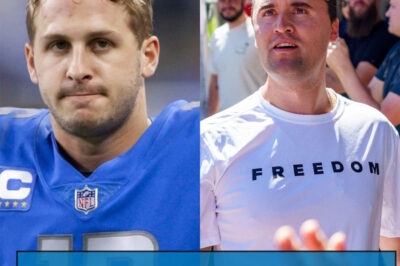 Breaking News: Detroit Lions superstar Jared Goff, who appeared at Utah Valley University in Orem, Utah to support Charlie Kirk at Turning Point USA’s “American Comeback Tour” event, previously Charlie Kirk publicly praised Goff for showing “courage and conviction” in the face of criticism. In a moment of horror, Goff choked up and said, “I was completely numb when I heard the gunsh0t and saw him f@ll. A few minutes before, Charlie asked me to hold a letter for him, but I didn’t think…”