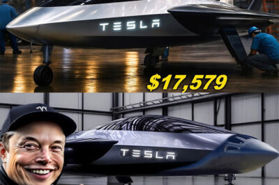 BREAKING: Elon Musk has just unveiled a $17,579 Tesla electric plane that could completely change how we travel. Designed for vertical takeoff and whisper-quiet flight, it promises to let you skip traffic and soar straight from your backyard—safer and cheaper than ever imagined. Marketed not for billionaires but for everyday Americans, this futuristic aircraft combines zero emissions, effortless controls, and life-changing convenience for seniors, commuters, and families alike. From dodging gridlock to avoiding wildfire evacuations, Musk says it’s the future of personal freedom in the skies. And once you see the inside, you won’t believe it’s real.
