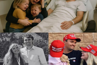 A Country Shattered With One Shot — Charlie Kirk’s wife collapsed with a cry that echoed across America, his children lost their father forever, and his parents stood frozen in grief…But in the haunting silence that followed, one detail remained unspoken — a truth that could…