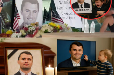 BREAKING: Two Innocent Children Stand Before Charlie Kirk’s Portrait, Still Innocently Calling “Daddy” — But What They Don’t Know, The Flickering Candlelight Before Their Eyes Hides a Heartbreaking Truth That No One Expects
