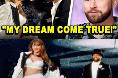 Travis Kelce was left absolutely speechless after Taylor Swift leaned in with a secret stage whisper during her London Eras Tour — and fans are losing their minds trying to figure out what she said. What was in that jaw-dropping moment, and why has it sent the internet into a frenzy? The hidden meaning might be more shocking than anyone imagined.