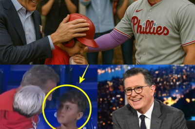 SHOCKING TWIST: Stephen Colbert joins Phillies star in the “Phillies Karen” saga — delivers an emotional surprise that leaves the boy, the sports world, and millions of fans in tears
