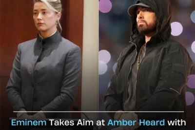 Eminem Just Took a Savage Shot at Amber Heard — and Fans Are Stunned. In a new track, the rapper drops a brutal punchline referencing one of the most talked-about moments from the Johnny Depp trial — and social media is exploding. What exactly did he say, and why is everyone debating whether he went too far?