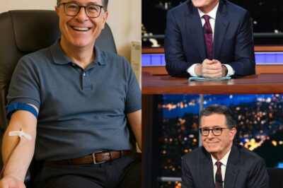 TOUCHING STORY: In recent days, on social networks, an anonymous letter sent from the hospital has brought thousands of people to tears. The letter expresses gratitude to Stephen Colbert. Over the past ten years, he has quietly undertaken a journey full of compassion: donating blood nearly 100 times to help veterans and children fighting cancer. With a rare blood type, he has given hope and a future to those less fortunate…