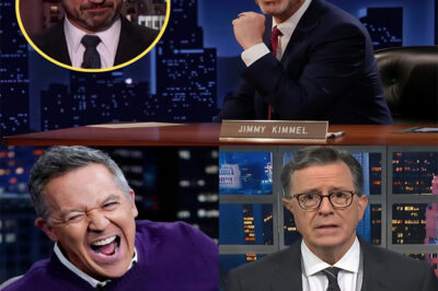 “They thought silencing him would end it” – ABC’s shocking decision to pull Jimmy Kimmel Live after his Charlie Kirk remarks ignited a media firestorm, as Stephen Colbert lashed out at executives, Fox’s Greg Gutfeld and Tyrus cheered, and whispers of a secret compromise rattled the industry…