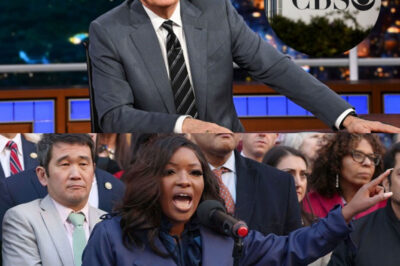 Stephen Colbert just flipped the script — and CBS didn’t see it coming. For weeks, the late-night host stayed tight-lipped, letting rumors swirl about his next move. Then, in a moment that stunned millions, Colbert unveiled a surprising new partnership with Jasmine Crockett. No teasers, no leaks, no approval from CBS. Just Colbert and Crockett standing together, delivering a bold announcement that cut through the noise of late-night TV. The audience was frozen, the network scrambling. Fans erupted online, calling it “the moment late night finally changed.” Behind the scenes, CBS is in damage control mode, with insiders suggesting this could be the start of a new era for late-night television. But the real question is: Was this Colbert’s boldest career move yet, or just the beginning of something bigger?.