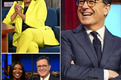 Stephen Colbert isn’t just back — his alliance with Jasmine Crockett is sending rival hosts into panic and rewriting the rules of late-night forever.