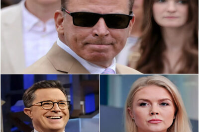 “YOU JOKE BECAUSE YOU HAVE NOTHING LEFT?” — Colbert’s One-Liner Turned Karoline Leavitt and Nicholas Riccio Into the Punchline.”