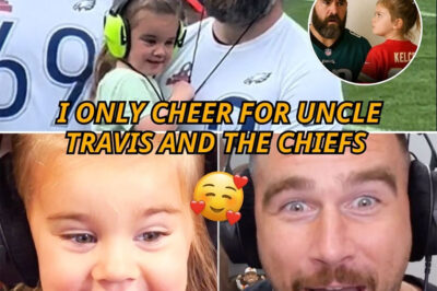 FAMILY DRAMA: Jason Kelce Left Stunned and Heartbroken as 5-Year-Old Wyatt Refuses Eagles Jersey — “I Only Cheer for Uncle Travis, Tay Tay and the Chiefs!” Ah, The Cutest Family Rivalry Just Got Real!