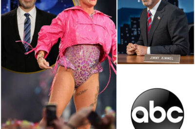 When ABC tried to bury Jimmy Kimmel’s voice behind a cash settlement, Pink wasn’t having it. The pop rebel grabbed the spotlight and fired off one line that sent the room into chaos…