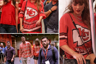 WOW! Taylor Swift Just Arrived LATE at Arrowhead for Chiefs vs Eagles Game in a RED Short Dress to Support Her Fiancé. WATCH HERE!