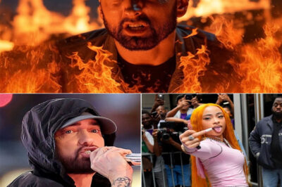 “This is the Slim Shady we grew up with—raw, ruthless, and untouchable.” Out of nowhere, Eminem just dropped his new track Melt Down, and he didn’t come to play. His target? Bronx sensation Ice Spice. The moment it hit, fans knew—this wasn’t just another diss, it was Slim Shady in full attack mode. Every line dripped with venom, every punchline landed like a gut shot, and the internet exploded with reactions. Some are calling it “classic Em,” others swear it’s the closest we’ve heard to his early 2000s fire.