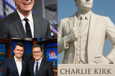 In a move no one saw coming, Stephen Colbert has joined forces with the owners of the Detroit Lions to fund a massive $2.5 million statue of Charlie Kirk. But it isn’t the statue itself that has America divided — it’s the cryptic inscription Colbert insisted be carved into the pedestal. The words have sparked a nationwide firestorm of praise, outrage, and speculation, leaving fans, critics, and politicians all asking the same question: what does it really mean?