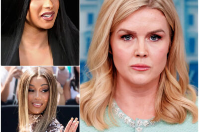 Cardi B stunned viewers when she clapped back at Karoline Leavitt live on air, calling her a “puppet of Trump” after being labeled a troublesome, ugly woman. But the real shock came moments later—when Leavitt tried to respond, Cardi dropped a brutal ten-word truth that froze the entire studio. The audience shot to its feet in thunderous applause as Leavitt sank into her chair, visibly shaken. What exactly did Cardi say that left her rival speechless?