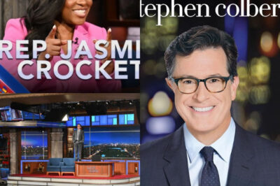 Stephen Colbert Shocks the Industry by Teaming Up with Jasmine Crockett for an Unlikely Late-Night Show That Could Redefine Television.