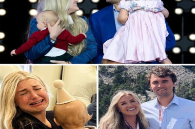 “CHARLIE KIRK’S WIFE COLLAPSES IN AGONY—A Bullet Through Her Husband’s Neck Leaves Two Children Fatherless, Parents Devastated, and a Nation Stunned!” In one horrifying instant, as Charlie Kirk was gunned down before hundreds of students, his young wife crumbled to the ground, her scream piercing the silence. Two innocent children lost their father forever. Elderly parents were left shattered, robbed of their son by senseless violence. And America—frozen in disbelief—watched as a family was torn apart in the blink of an eye.