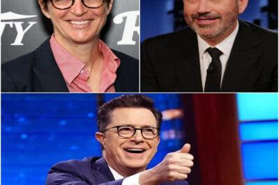“THEY THINK THEY CAN STOP US?” — Rachel Maddow, Stephen Colbert, and Jimmy Kimmel Just Walked Away From the Old System and Built Their Own Newsroom — And Now Networks Are in Panic Mode.