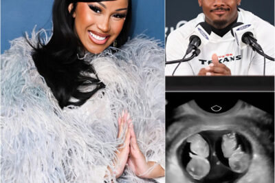 “I’m the happiest person,” Stefon Diggs confessed, his face lighting up as he revealed that his wife, Cardi B, is eight weeks pregnant with twins. But it wasn’t just the announcement that had fans celebrating—it was the 9 deeply personal quotes he shared about Cardi that turned the moment into something unforgettable, leaving people not only rejoicing but also in tears. What did he say that struck such a powerful chord?