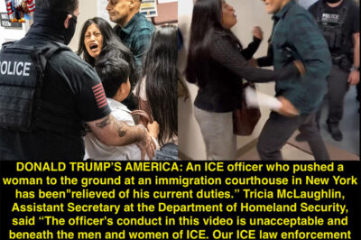 CAUGHT ON TAPE: ICE Officer Assaults Woman in Trump’s America, Now “Relieved of Duties.”