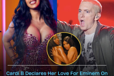 Cardi B just went live on Eminem’s own radio station—and made a huge revelation. Not only did she declare her love for the rap icon, but she also accused the media of lying about him for years. What shocking truths did she reveal, and how will Eminem react to her bold confession?