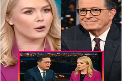 LIVE SHOWDOWN: 35 million watch Karoline Leavitt clash with Stephen Colbert — and her stunning one-liner leaves him shaken as the crowd erupts
