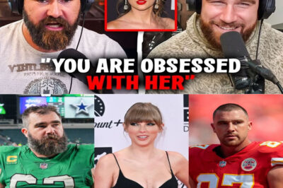 Jason Kelce’s raw, unedited reaction to his brother Travis dropping shocking news about Taylor Swift has become the moment everyone is talking about. One look at Jason’s stunned expression sent fans into overdrive, sparking a frenzy online. But what exactly did Travis reveal that left his brother speechless on live TV—and why is the internet convinced this bombshell changes everything? The truth behind that viral clip is even bigger than anyone imagined.