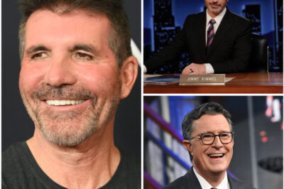 Behind Kimmel’s spark and Colbert’s flame Simon Cowell delivered the explosion that left the TV world gasping.