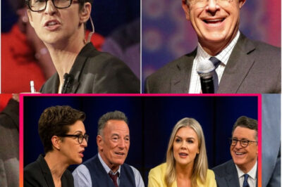 Hollywood in Turmoil: Leaks Expose Stephen Colbert and Rachel Maddow’s Secret Midnight Media Coup That Could Change Everything