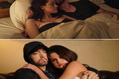 Didn’t think I’d be wiping tears at 2 AM over Eminem and Selena Gomez, but here we are. In a team-up no one saw coming, the two artists have dropped a soul-shaking new single called “In Your Eyes.” It’s not just a song—it’s a punch to the chest. Eminem lays his walls down, trading fire for fragility, his verses raw and aching. Then Selena steps in—voice like a quiet storm—wrapping the pain in something soft, almost sacred. It’s heartbreak you can feel in your bones, healing that sneaks up on you, and a flicker of hope that refuses to die. This is Eminem like we’ve never heard him: broken, bare, and real. And Selena? She doesn’t just sing—she steadies the fall.