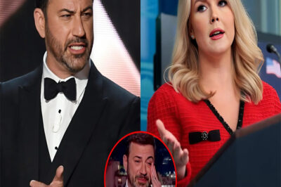 EXCLUSIVE: Just minutes ago, Jimmy Kimmel took aim at Karoline Leavitt with a remark that many say crossed the line—and the fallout was instant. The backlash grew so fierce that Kimmel himself appeared caught off guard. But what exactly did he say that set off such outrage, and why has it spiraled into a controversy no one saw coming? The answers reveal a story even more shocking than it first appeared.
