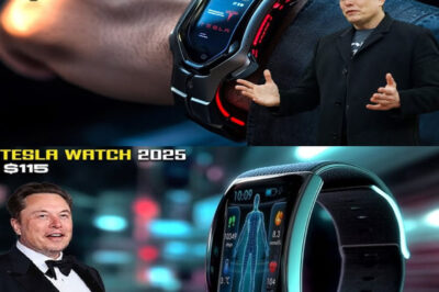 Is this the end of Apple’s reign? Elon Musk has just unveiled a $149 Tesla smartwatch that’s already sending shockwaves through Silicon Valley. The price alone is stunning, but it’s the hidden features inside this sleek device that have tech giants panicking. Could this be the gadget that finally topples Apple’s dominance in the smartwatch game? What Musk packed into this tiny powerhouse may be more groundbreaking than anyone expected.
