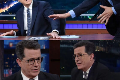 “I’ve been silent long enough…” With that, Stephen Colbert unknowingly dropped an 8-word bombshell into a hot mic — and CBS is scrambling in panic. The remark was never meant to be heard, but now it’s leaked, and the fallout could change everything. What did Colbert really say that has the network in crisis mode?