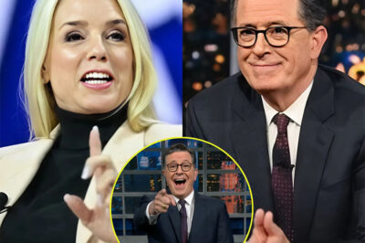 Stephen Colbert Crosses the Line — Pam Bondi’s Explosive Reaction Leaves Viewers Stunned