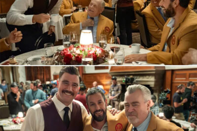 Behind-the-scenes footage from Happy Gilmore 2 shows Travis Kelce in a whole new light — but it’s not just his on-set charisma that’s breaking the internet. Eagle-eyed fans have spotted a mysterious cameo lurking in the background, sparking wild theories about who the character is… and why they’re there. Could this surprise appearance hint at a hidden plot twist or an unexpected crossover?