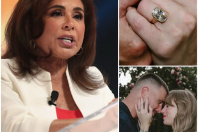 OH MY GOD!!! Jeanine Pirro ERUPTS on Live TV, Calls Taylor Swift’s Engagement “Garbage Theater” That Froze America’s Daily Life! Fox News firebrand Jeanine Pirro exploded on live television, branding Taylor Swift and Travis Kelce’s engagement a “garbage theater” that paralyzed the nation. With her trademark fury, Pirro accused the media of bringing America to a standstill, as if the country’s daily life had been frozen for the sake of a celebrity spectacle. Her fiery outburst lit up social media instantly — some cheering her for “telling the hard truth,” while others slammed her for attacking what millions called a “fairytale moment.” But one chilling question remains: did this engagement frenzy serve as more than just entertainment — was it engineered to distract America from something bigger?